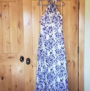 Floral halter dress